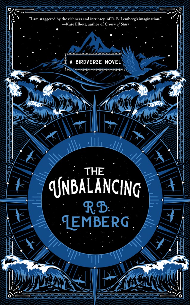 The cover of The Unbalancing by R. B. Lemberg.